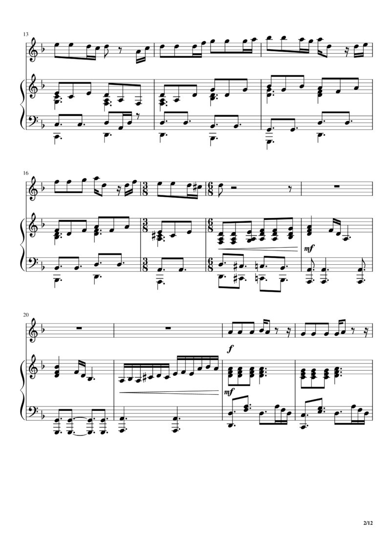 Pirates of The Caribbean Piano Violin Sheet Music - eSheetMusics.com