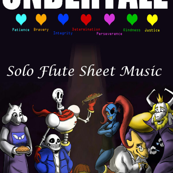 Undertale - Megalovania For Flute Sheet Music - eSheetMusics.com