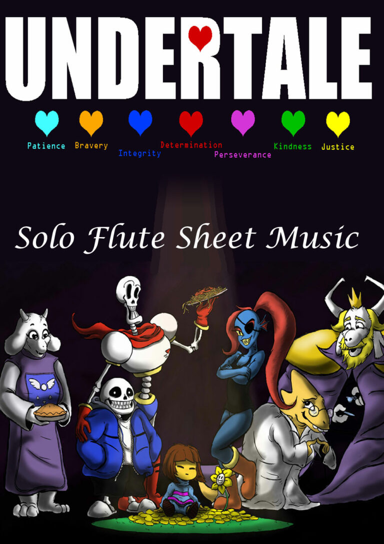 Undertale - Megalovania For Flute Sheet Music - eSheetMusics.com