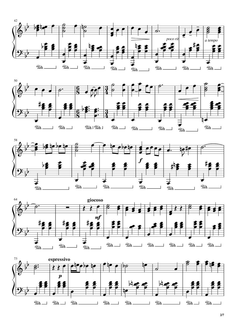 Merry Go Round of Life Piano Sheet Music- eSheetMusics.com
