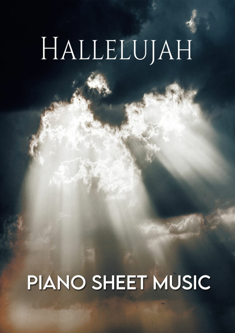 Leonard Cohen, Hallelujah Piano Sheet Music - eSheetMusics.com