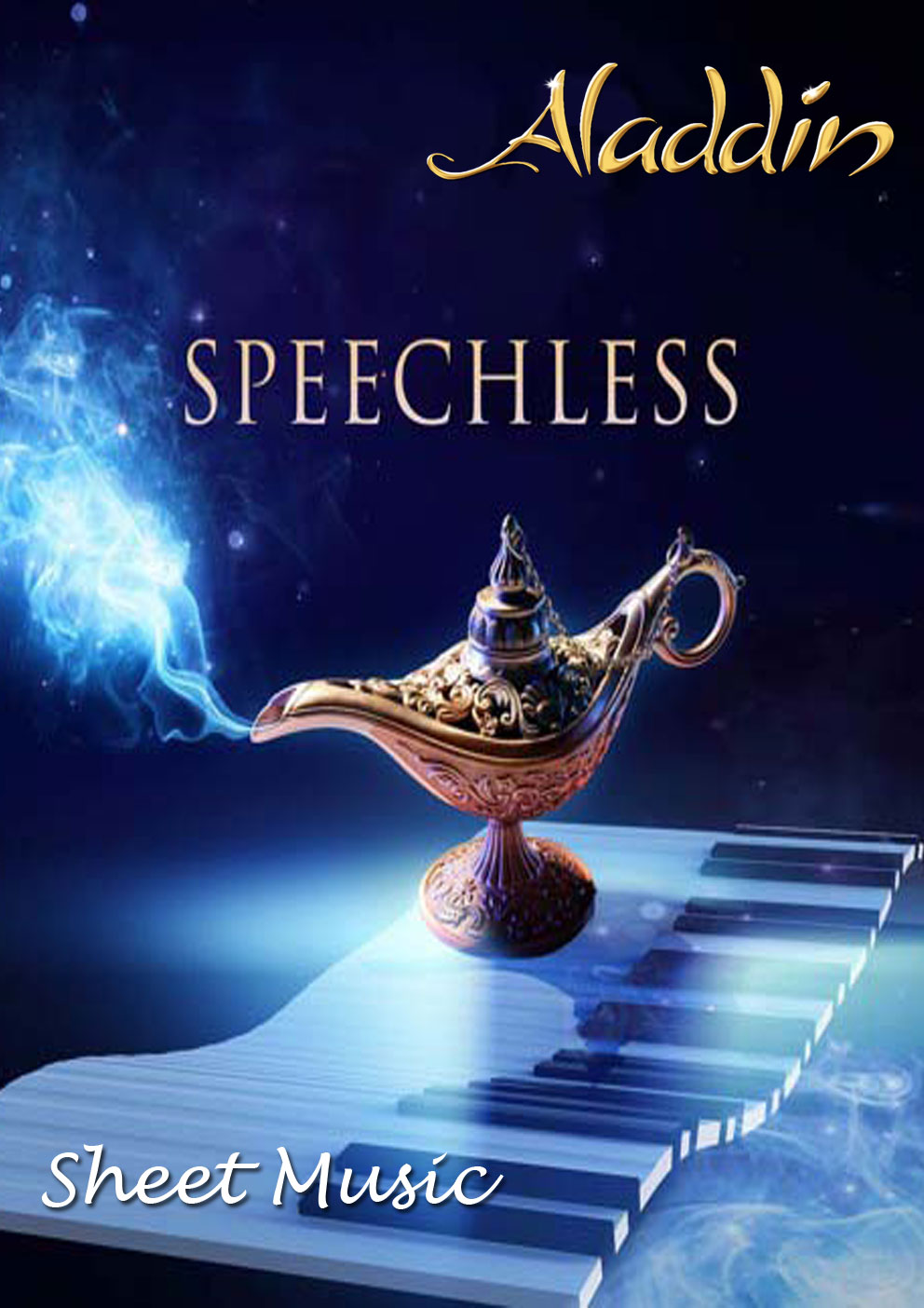 Over instelling tactiek een schuldeiser Aladdin Naomi Scott, Speechless Piano Sheet Music - eSheetMusics.com