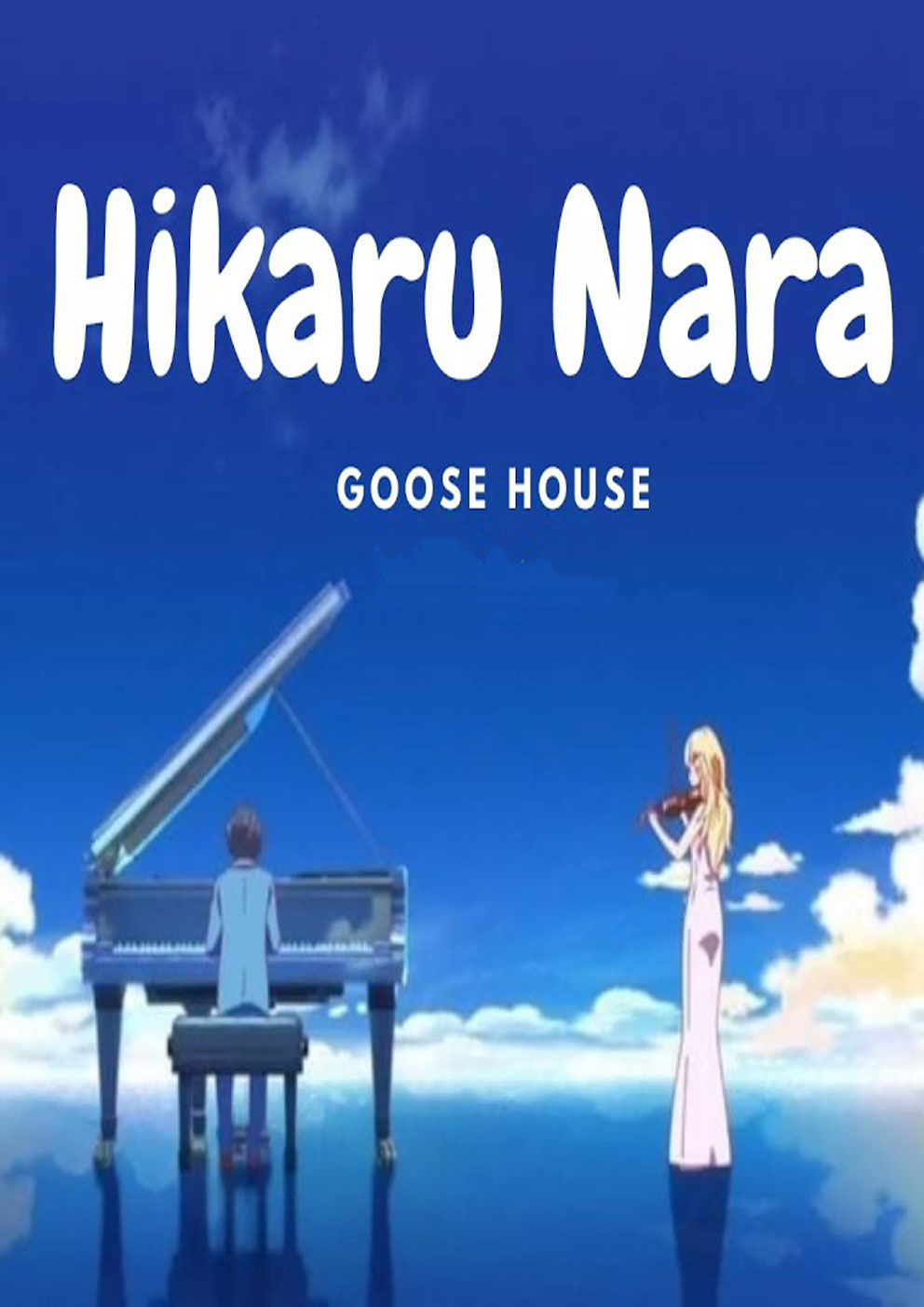 Hikaru Nara-Your Lie in April OP Stave Preview  Your lie in april, You  lied, Piano sheet music