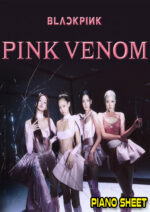 Blackpink Pink Venom Piano Sheet Music Cover