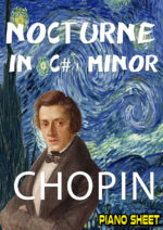 Chopin, Nocturne in C# Minor Sheet Music Cover